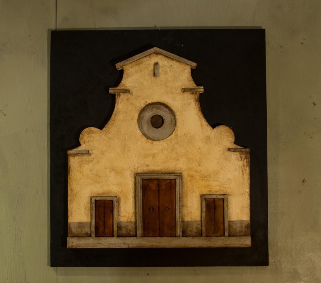 Pannello in legno ispirato alla Chiesa di Santo Spirito,Firenze