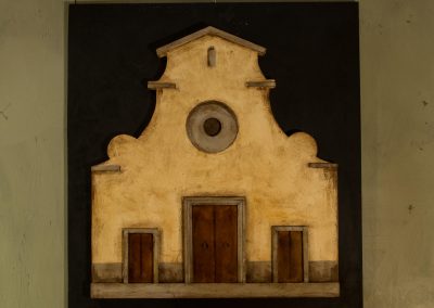 Pannello in legno ispirato alla Chiesa di Santo Spirito,Firenze